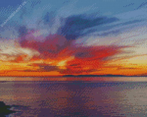 Beach Sunset In Catalina Island Diamond Painting