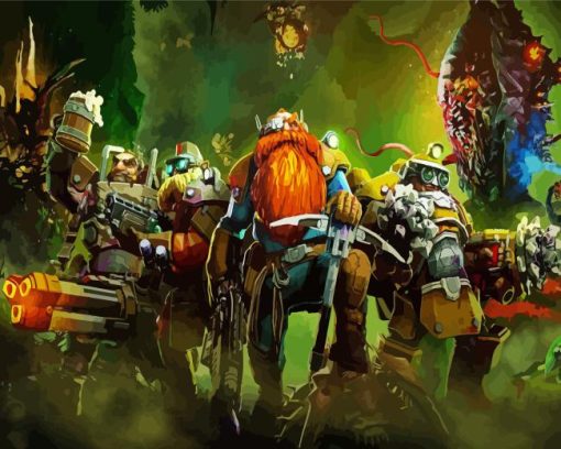 Deep Rock Game Diamond Painting