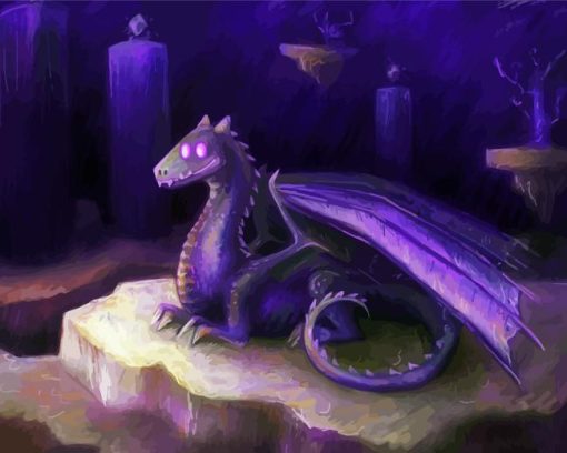 Ender Dragon Minecraft Diamond Painting