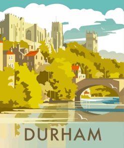England Durham Poster Diamond Painting