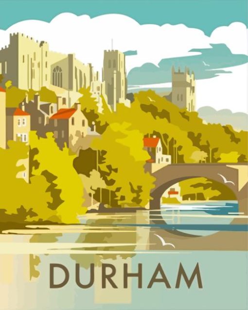 England Durham Poster Diamond Painting