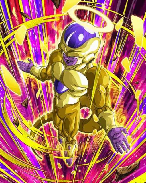 Golden Frieza Diamond Painting