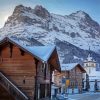 Grindelwald Village In Winter Diamond Painting