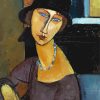 Jeanne Hebuterne With Hat Diamond Painting