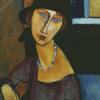 Jeanne Hebuterne With Hat Diamond Painting