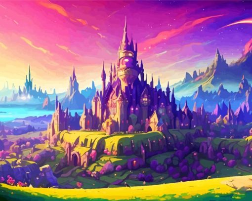 Medieval Magical Castle Diamond Painting