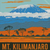 Mount Kilimanjaro Tanzania Diamond Painting