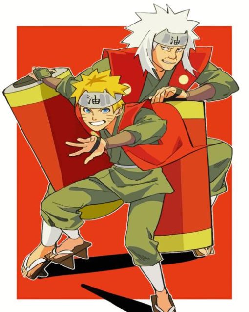 Naruto And Jiraiya Diamond Painting