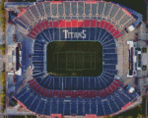 Nashville Nissan Stadium Diamond Painting