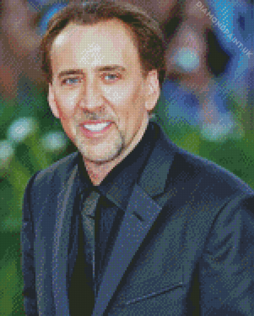 Nicolas Cage Diamond Painting