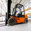 Orange Forklift Diamond Painting