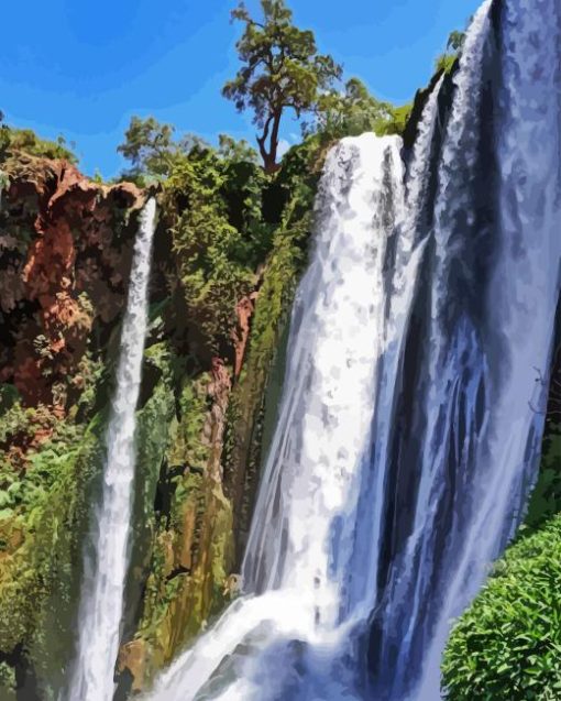 Ouzoud Falls Diamond Painting