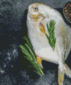 Pompano Fish Diamond Painting