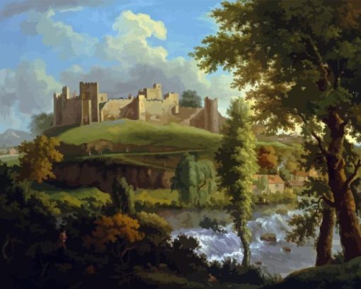 Samuel Scott Ludlow Castle Diamond Painting