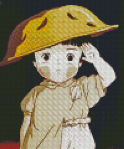 Setsuko Grave Of The Fireflies Diamond Painting