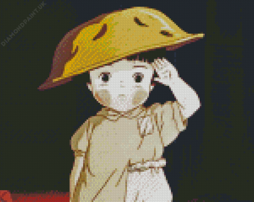 Setsuko Grave Of The Fireflies Diamond Painting