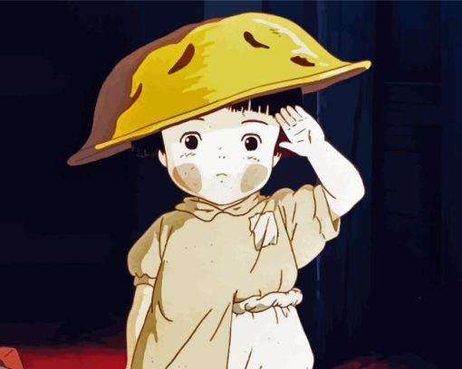 Setsuko Grave Of The Fireflies Diamond Painting