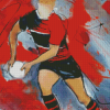 Stade Toulousain Player Diamond Painting