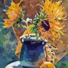 Sunflowers And Lemons Art Diamond Painting