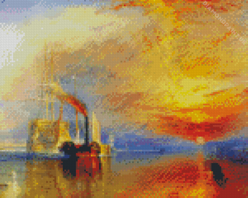 The Fighting Temeraire Diamond Painting