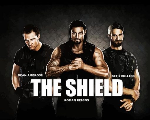 The Shield Professional Wrestling Diamond Painting