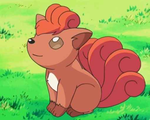 Vulpix Fire Pokemon Diamond Painting