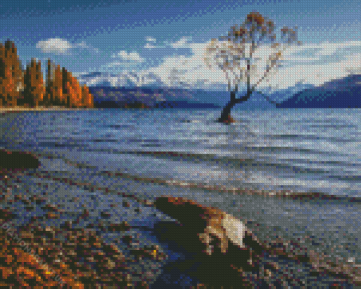 Wanaka Tree Landscape Diamond Painting