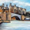 Abstract Conwy Castle Diamond Painting