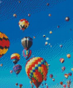 Air Balloon Festival Diamond Painting