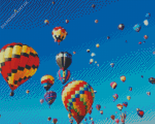 Air Balloon Festival Diamond Painting