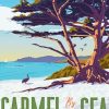 Carmel By The Sea Poster Diamond Painting