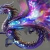 Dragon With Galaxy Wings Diamond Painting