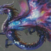 Dragon With Galaxy Wings Diamond Painting