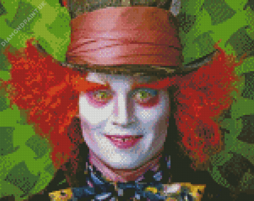 Mad Hatter Diamond Painting