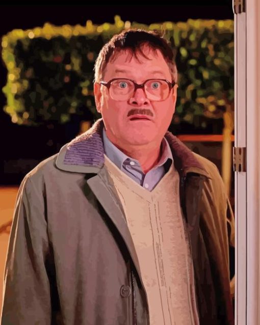 Mark Heap As Jim Diamond Painting