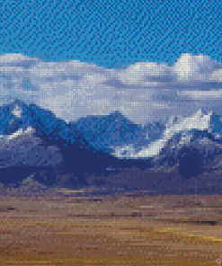 Mount Blanca Landscape Diamond Painting