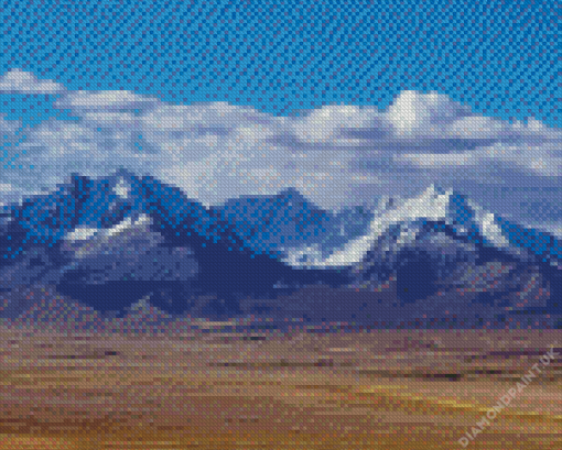 Mount Blanca Landscape Diamond Painting