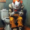 Pennywise Playing In Toilet Diamond Painting