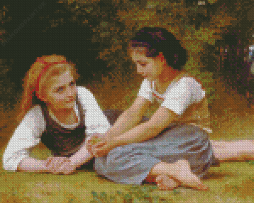 The Nut Gatherers Diamond Painting