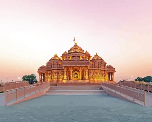 Akshardham Diamond Painting