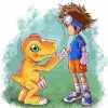 Agumon And Tai Diamond Painting