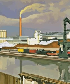 American Landscape By Charles Sheeler Diamond Painting