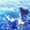 Anime Girl Walking On Water Diamond Painting