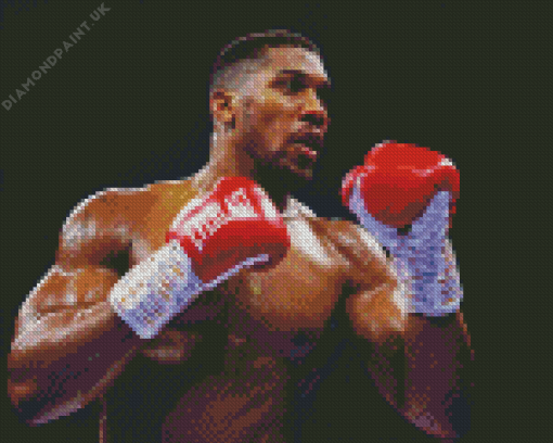 Anthony Joshua Fighting Diamond Painting