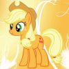 Applejack Pony Cartoon Diamond Painting