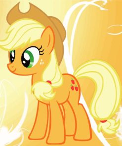 Applejack Pony Cartoon Diamond Painting