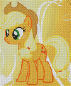 Applejack Pony Cartoon Diamond Painting