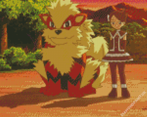 Arcanine Pokemon Diamond Painting