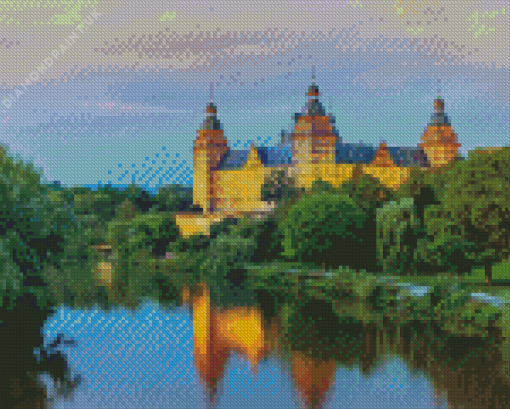 Aschaffenburg Castle Diamond Painting