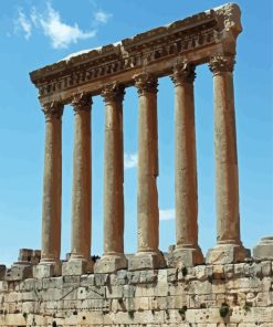 Baalbek Temple Of Jupiter Diamond Painting